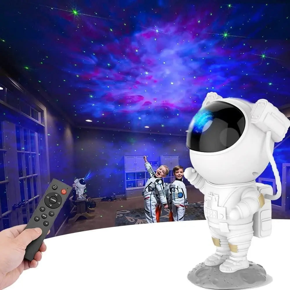 Astronaut Galaxy Projector - 360 Magnetic Head Rotation, Remote Control d877d7-b0